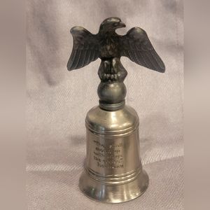 Metal Bell with Eagle, Isiah Verse 40:31